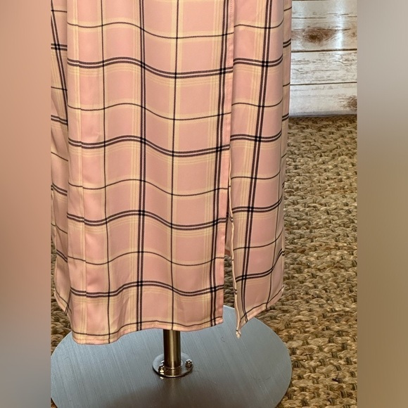 Urban Outfitters Y2K Clueless-inspired plaid slip maxi dress - Picture 3 of 8